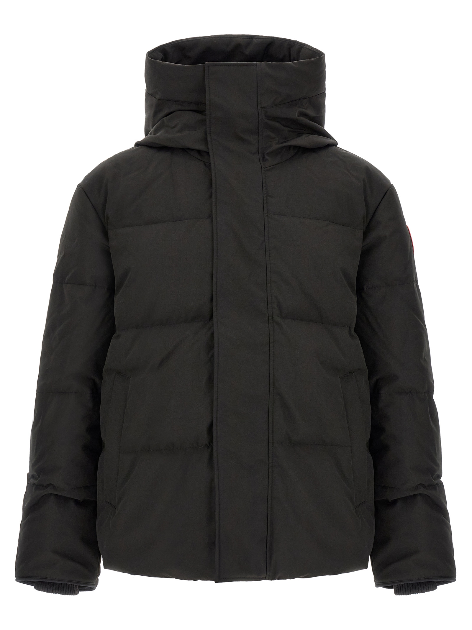 Black Polyester Parka