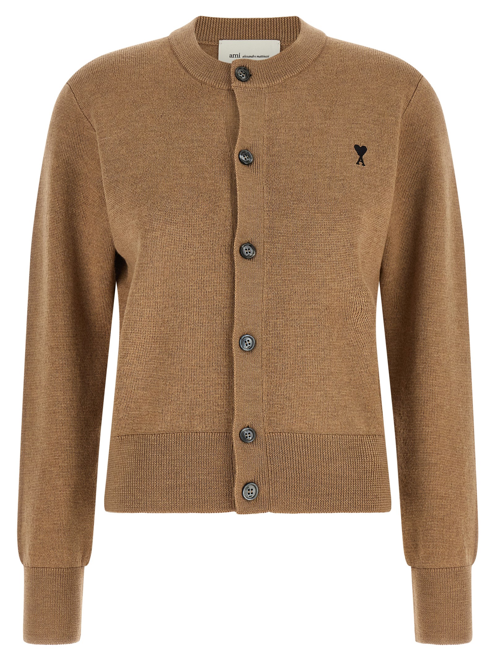 Beige Wool Cardigan