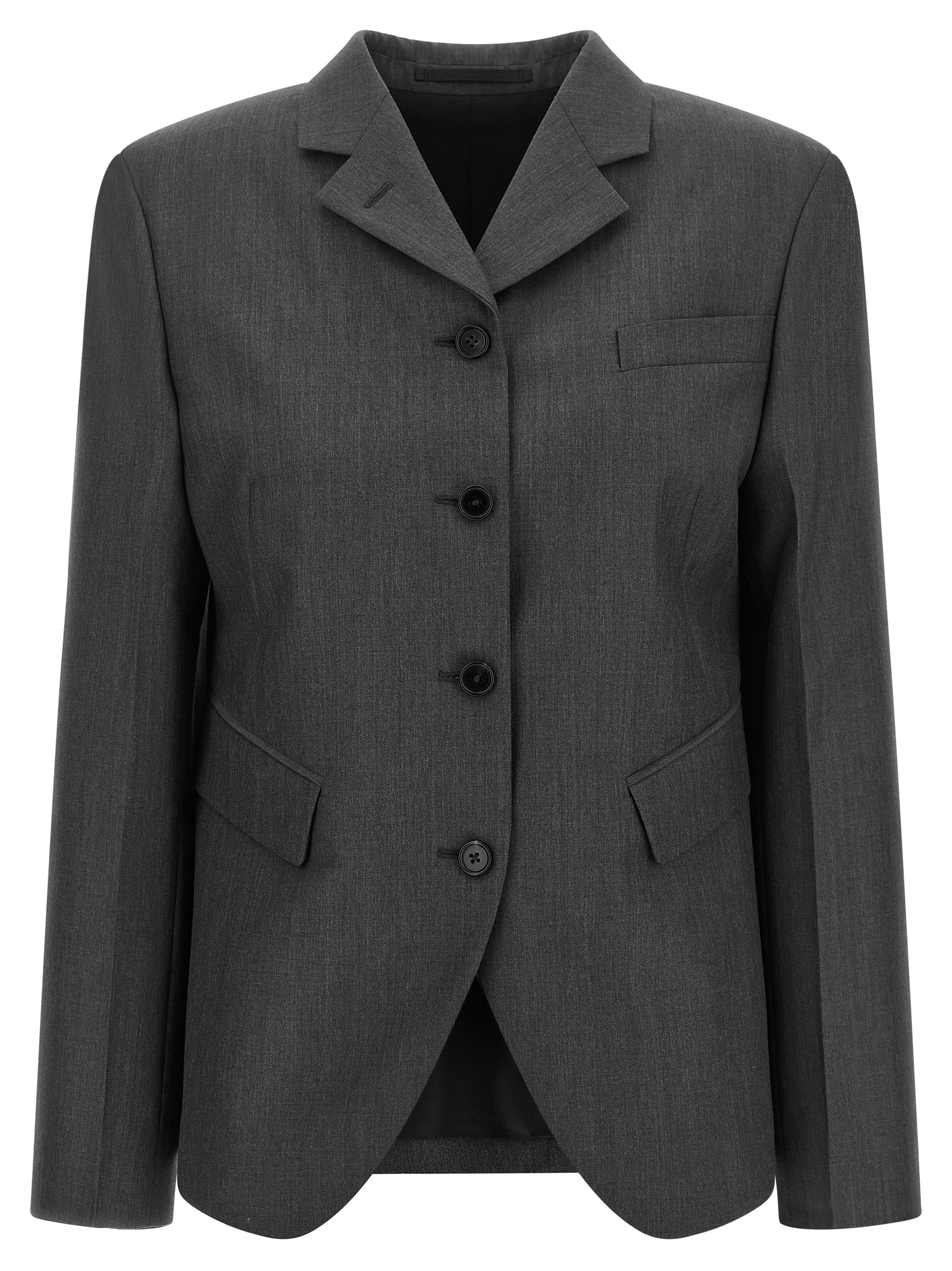 Gray Wool Blazer