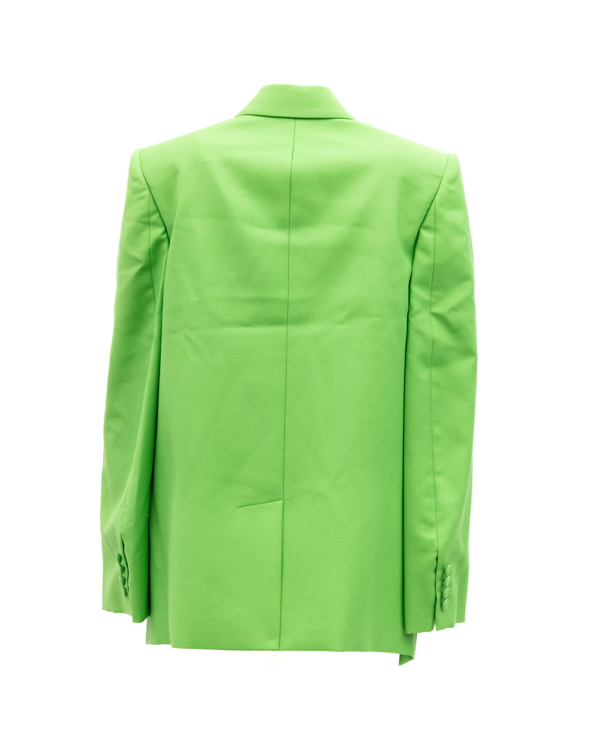 Green Women Wool Blazer