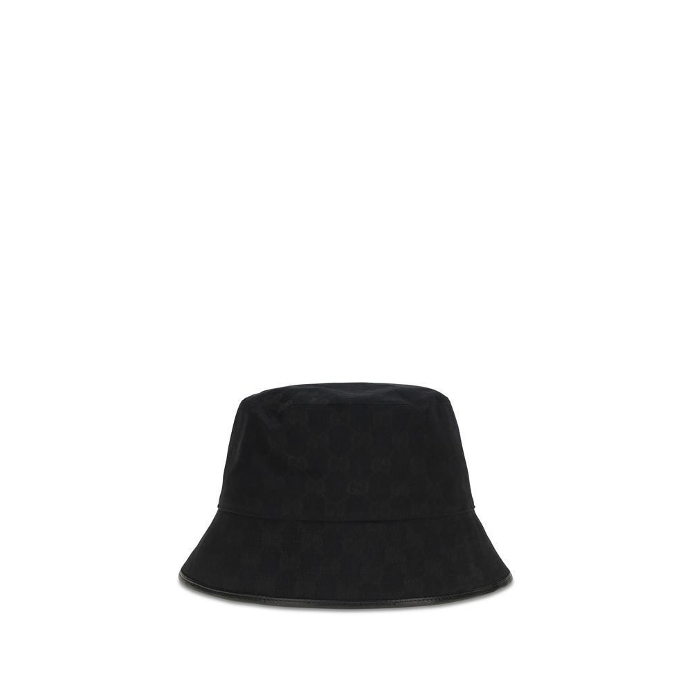 Black Polyester Bucket Hat