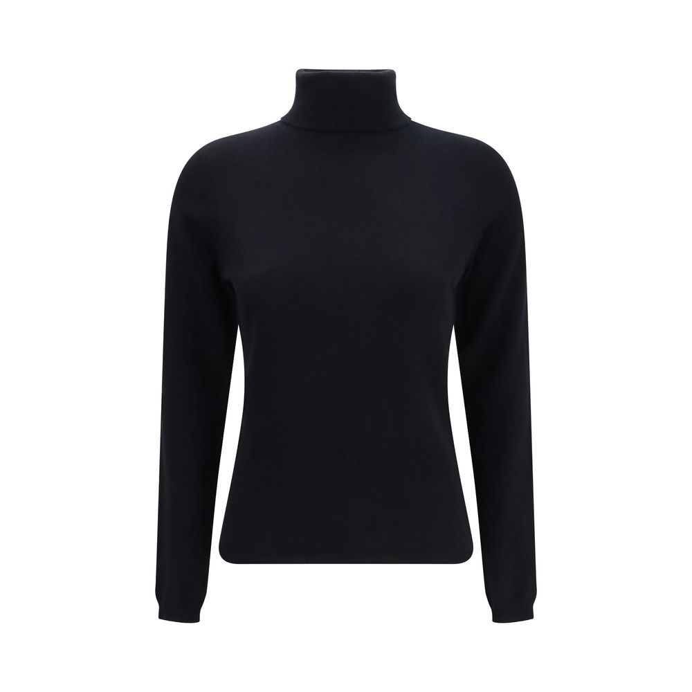 Black Cashmere Turtleneck