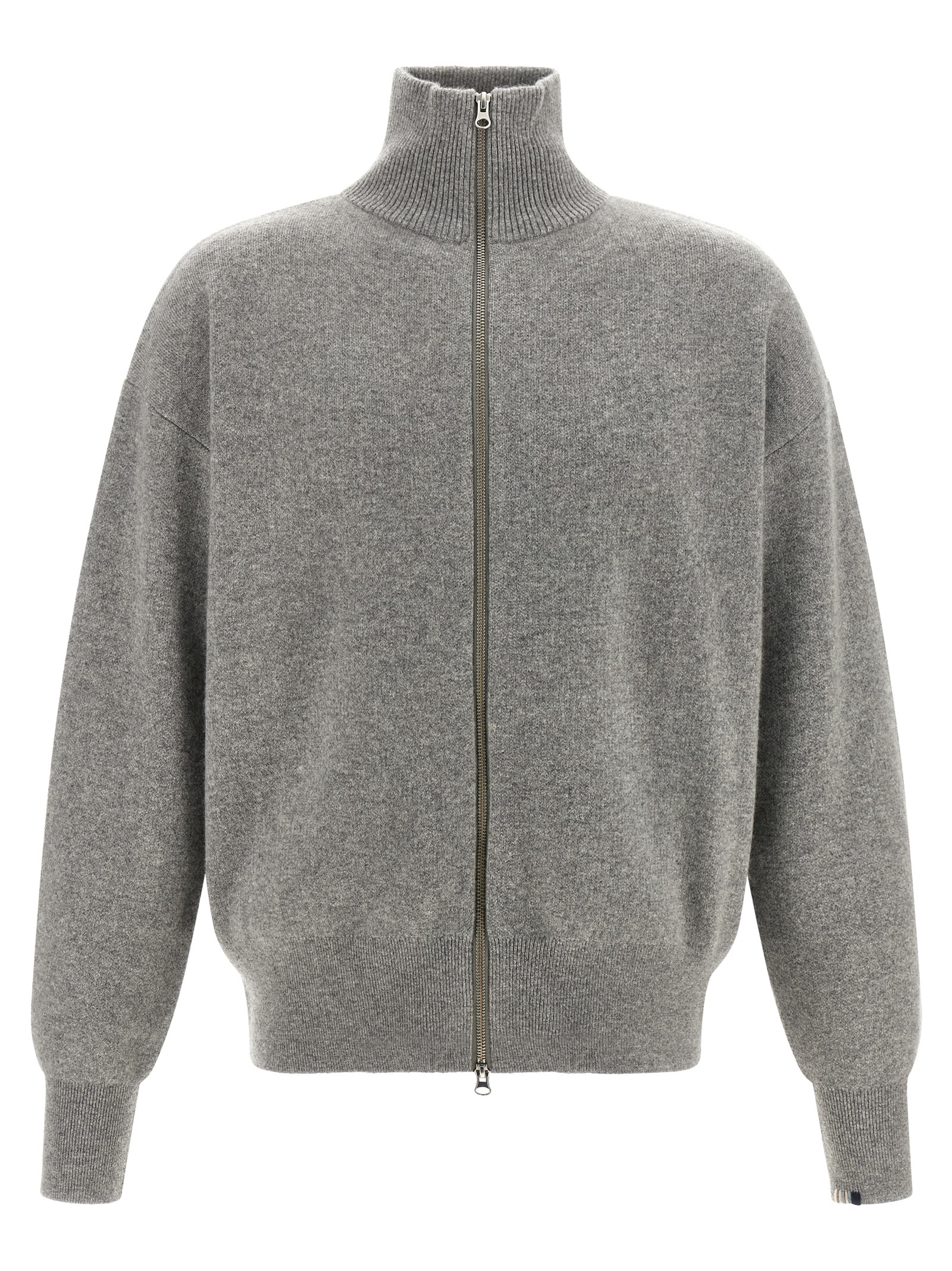 Gray Cashmere Cardigan