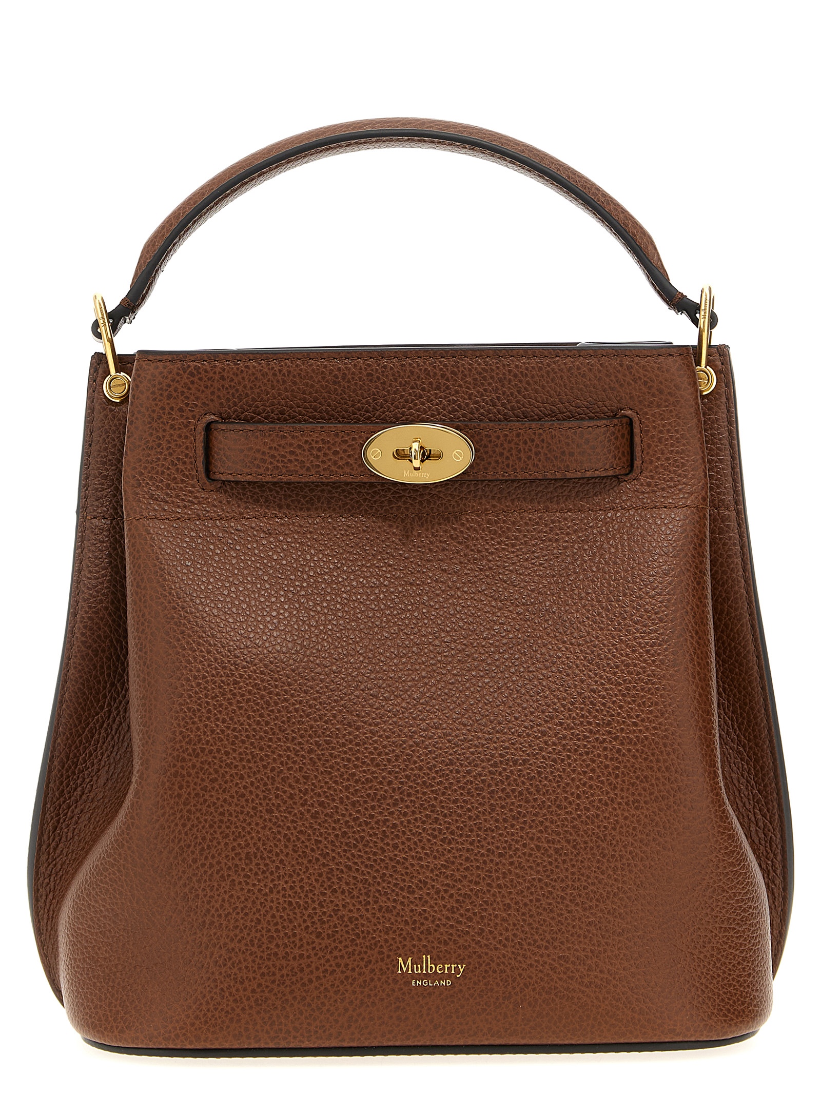 Brown Calfskin Crossbody Bag