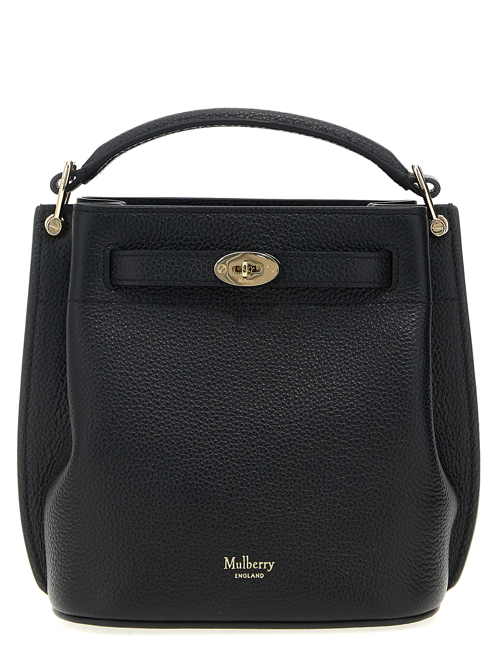 Black Calfskin Crossbody Bag