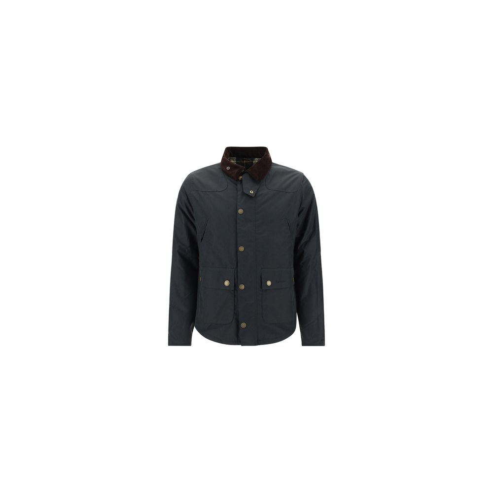 Black Cotton Full-Length Jacket