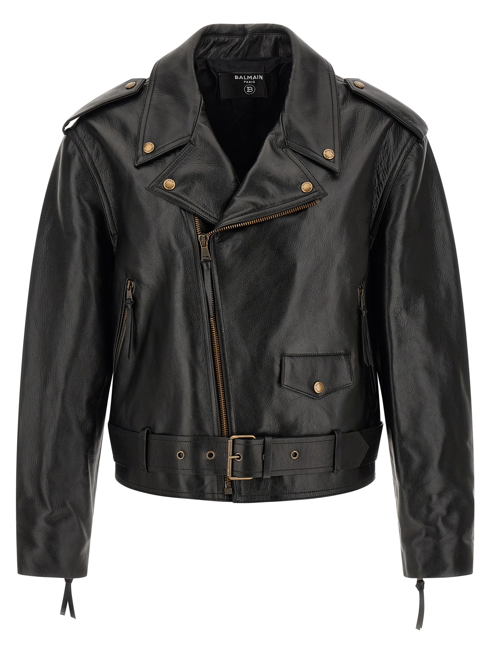 Black Calfskin Leather Jacket