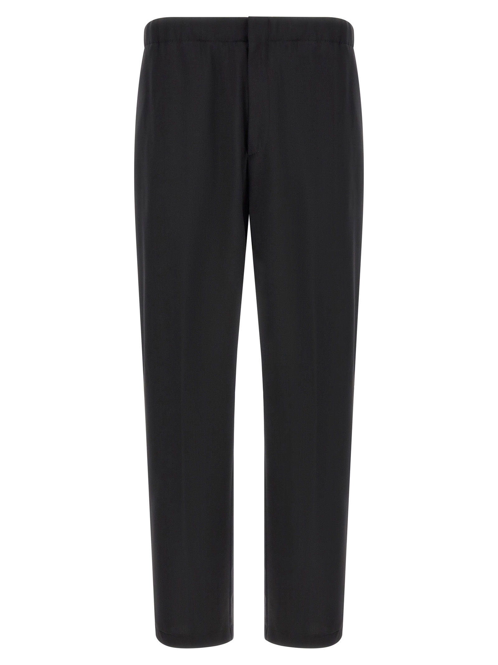 Black Virgin Wool Dress Pants