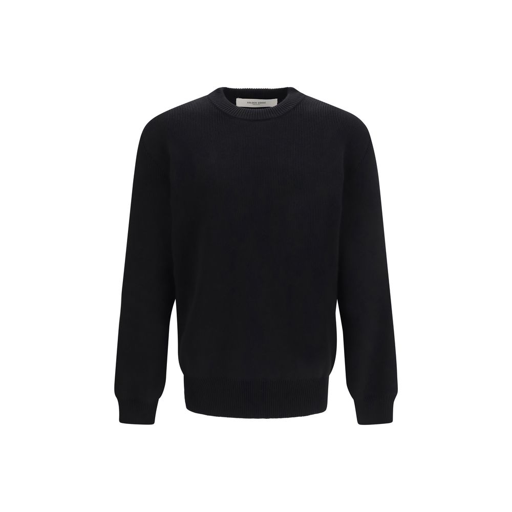 Black Cotton Sweatshirt