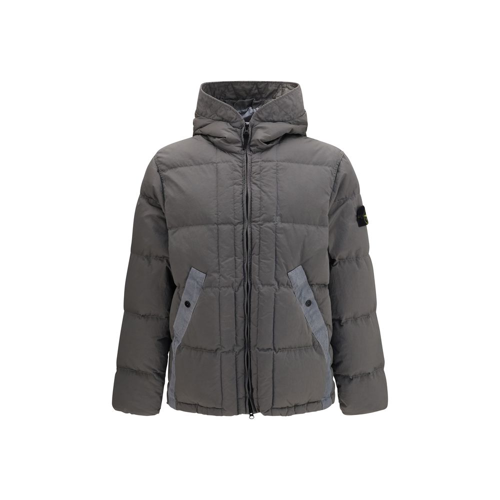 Gray Polyamide Shell Jacket