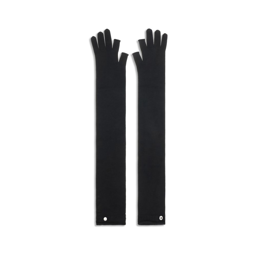 Black Wool Oves Aries Gloves