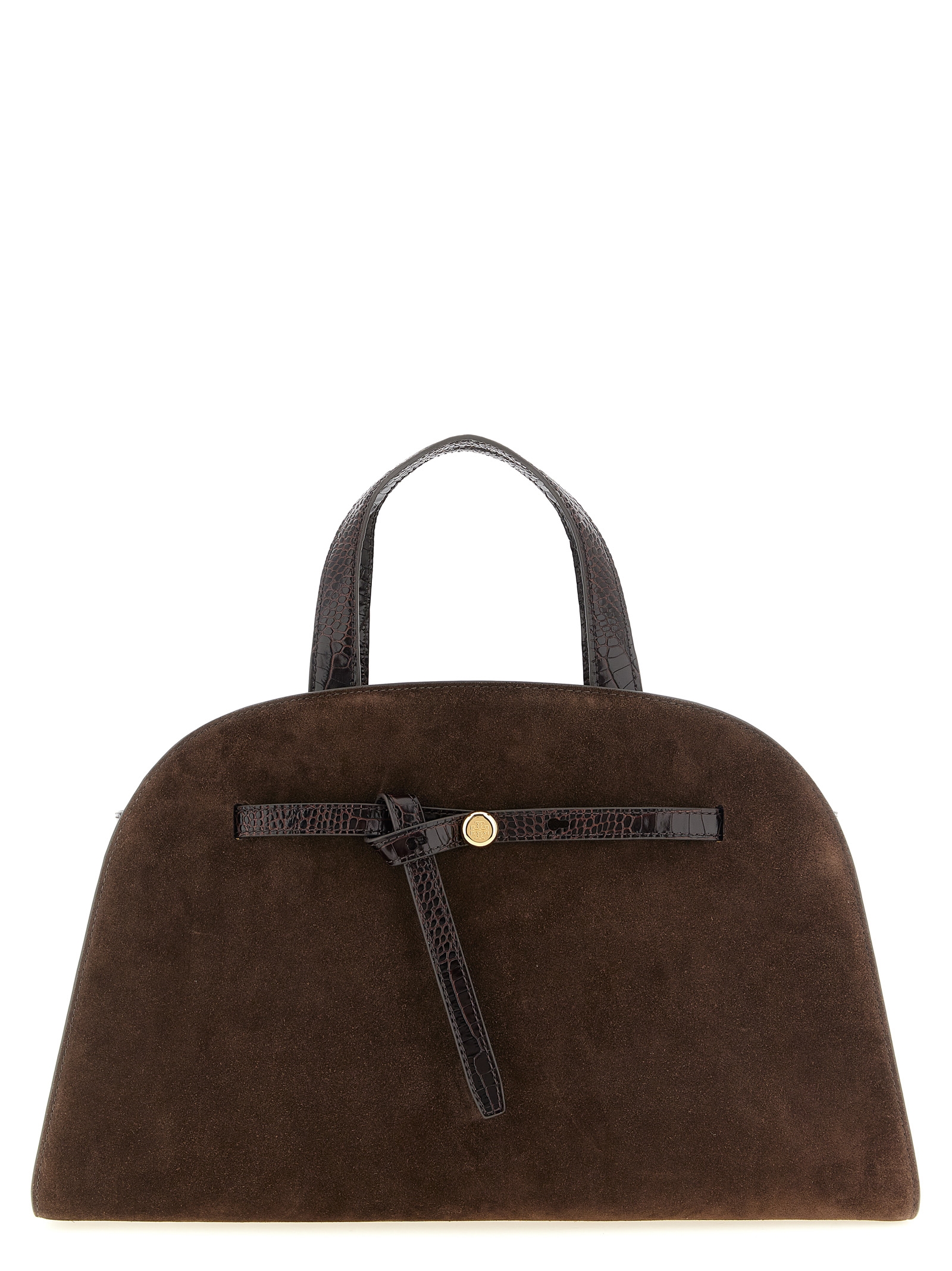 Brown Bovine Leather Crossbody Bag