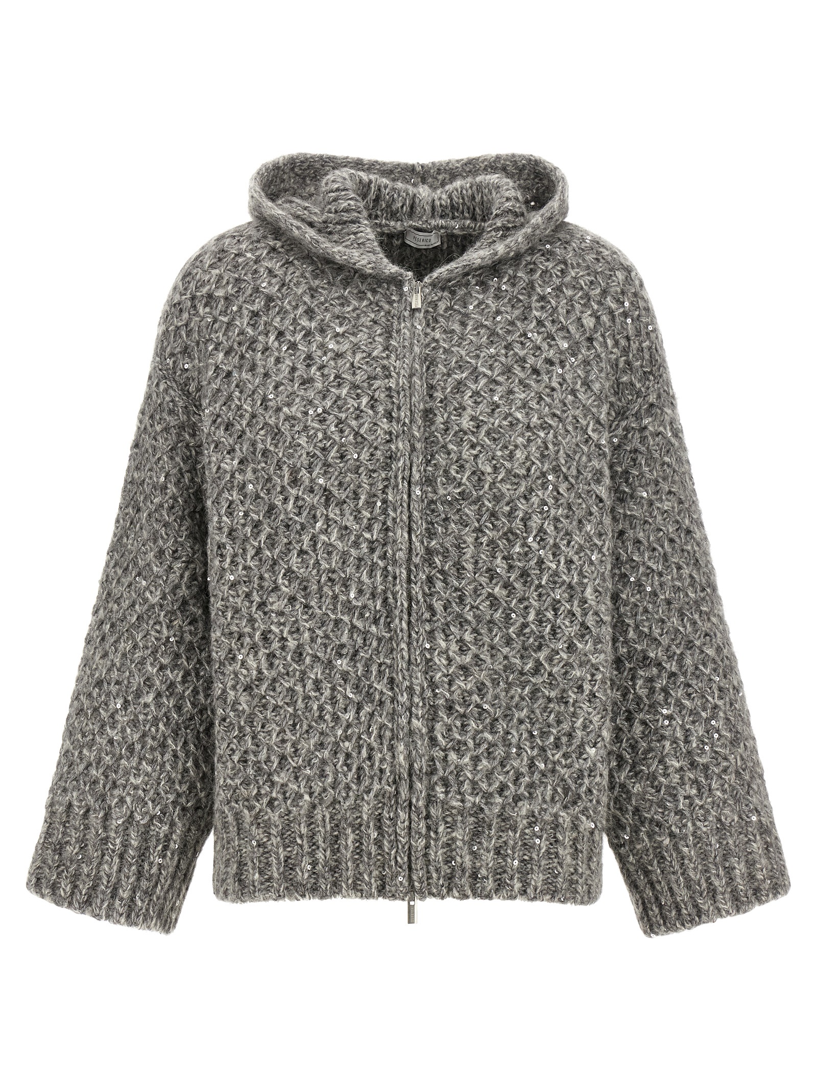 Gray Wool Cardigan