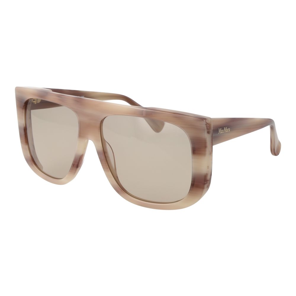 Beige Acetate Sunglasses