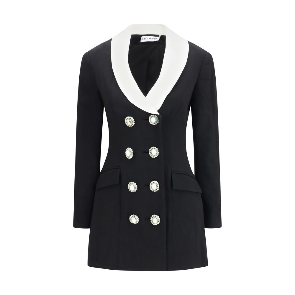 Black Wool Oves Aries Blazer