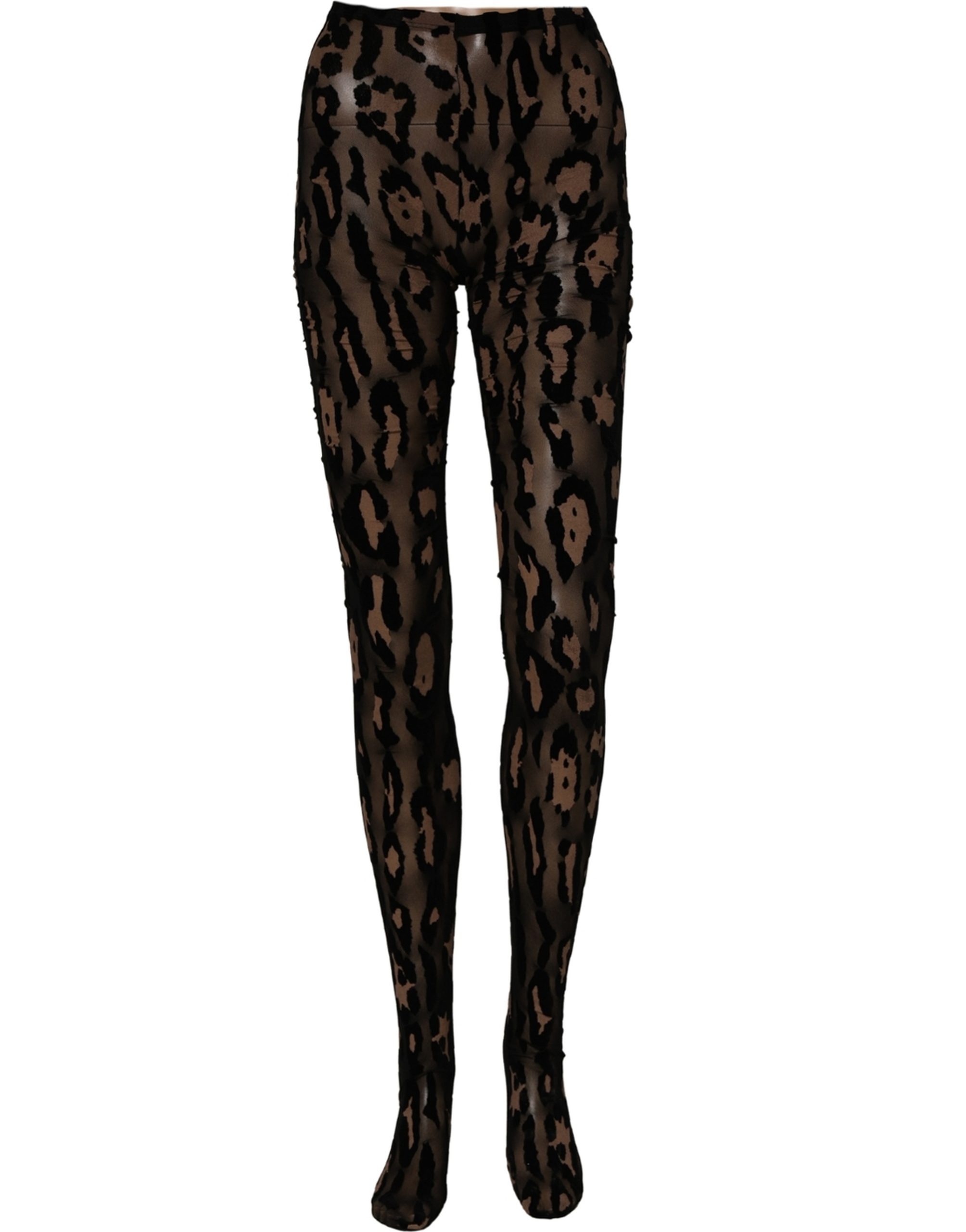 Black Leopard Nylon Tights Stocking Pantyhose Socks
