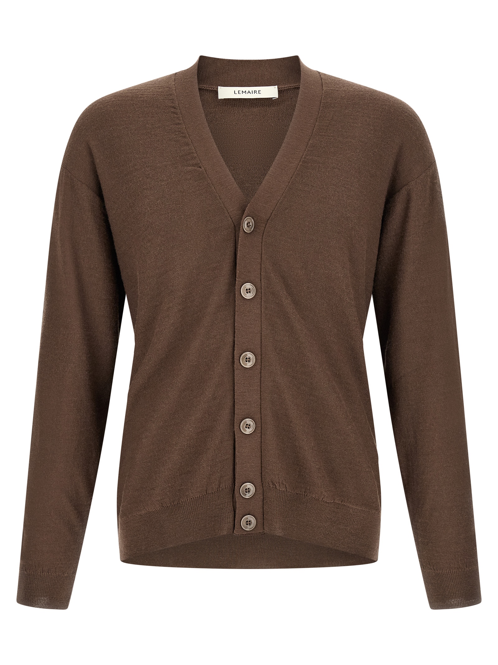 Brown Wool Cardigan