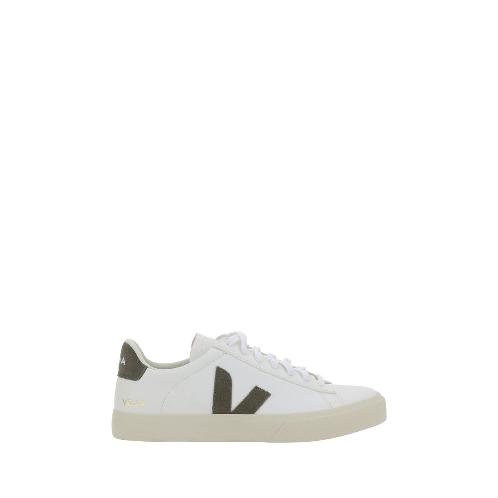 White Calf Leather Bos Taurus Low Top Sneakers