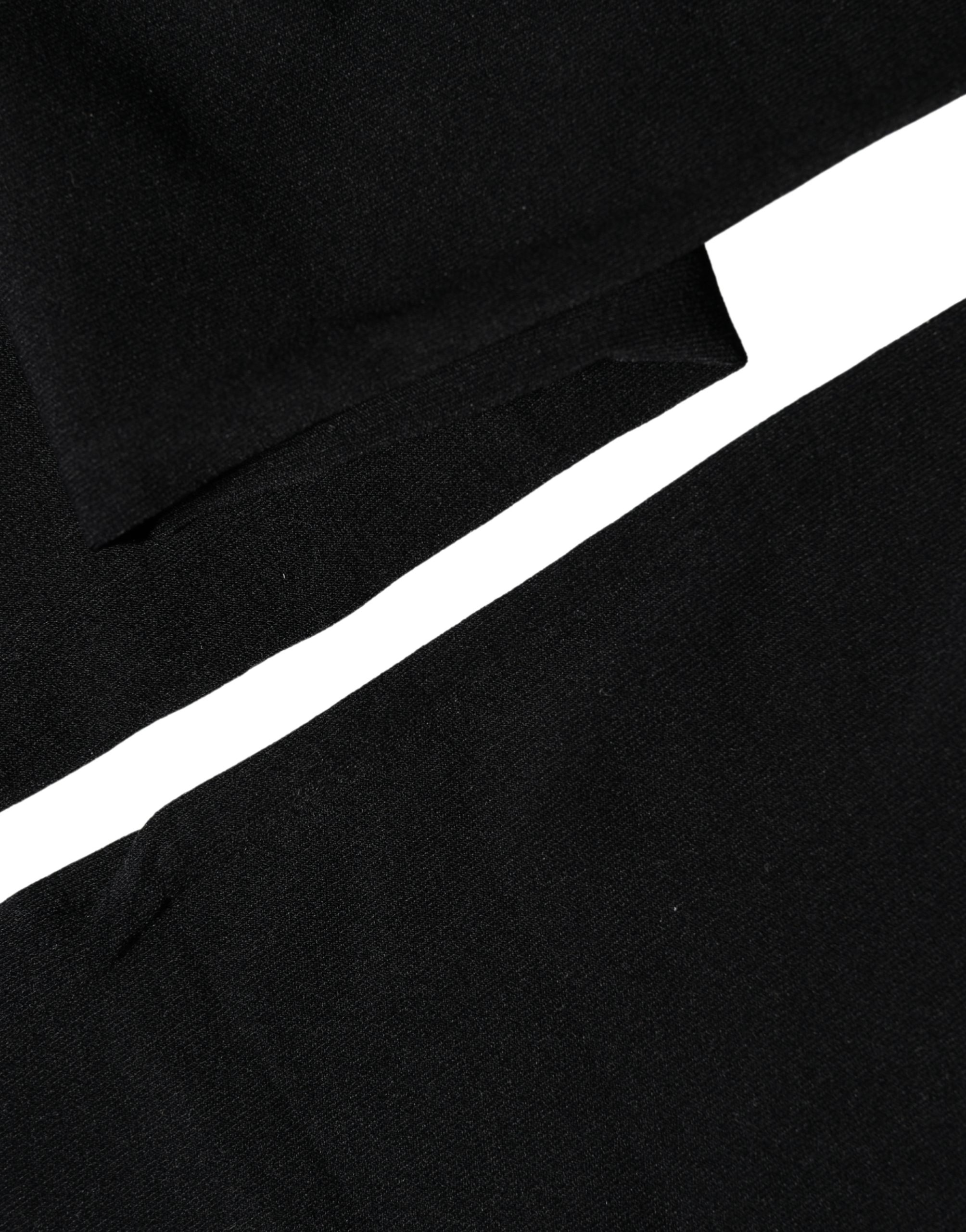 Black 100% Nylon Thigh High Stockings Socks