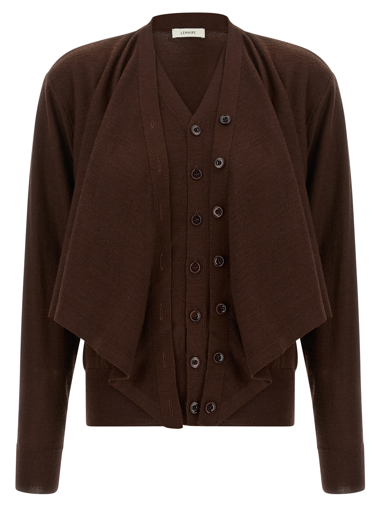 Bordeaux Wool Cardigan