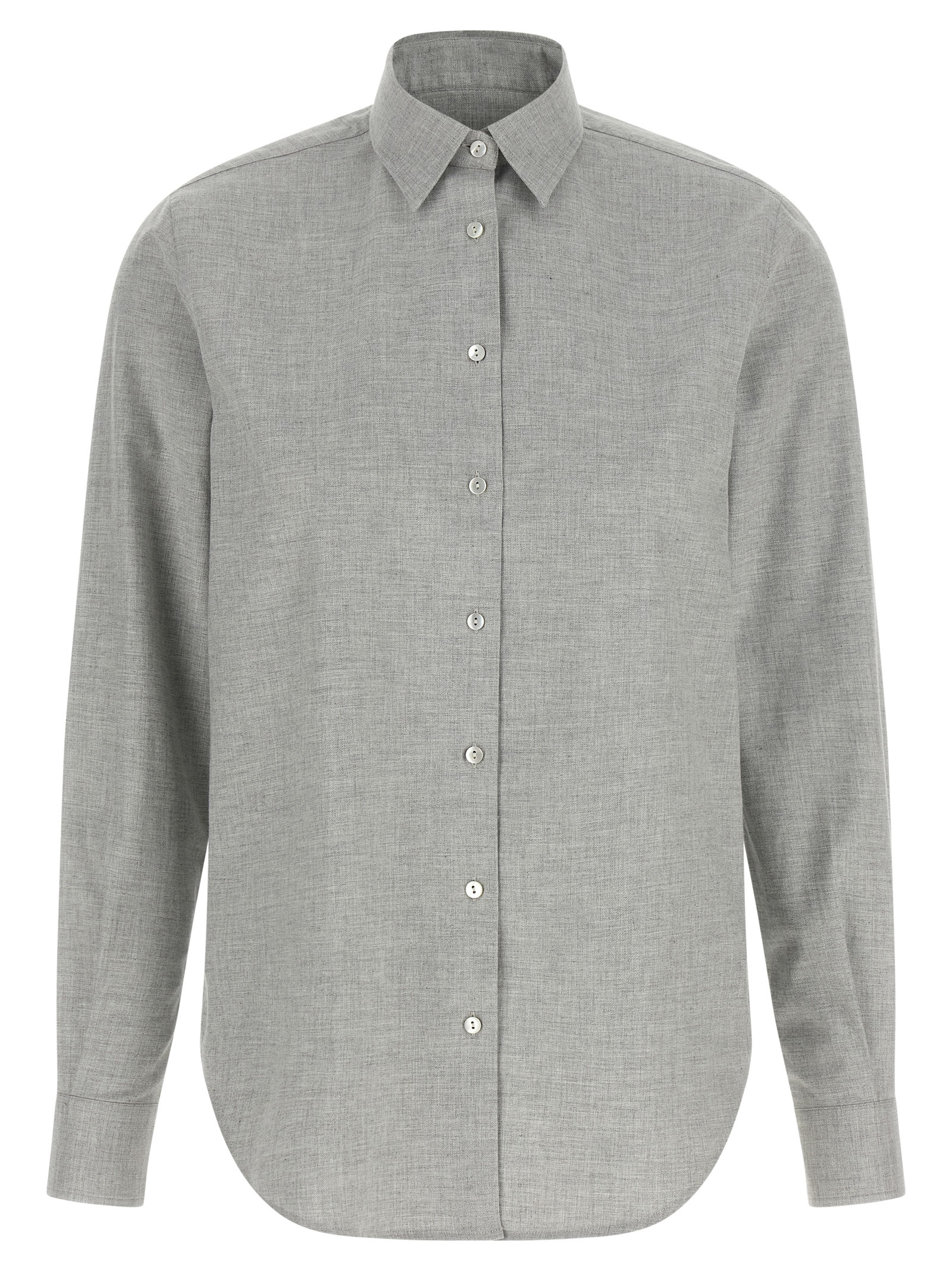 Gray Cotton Blouse