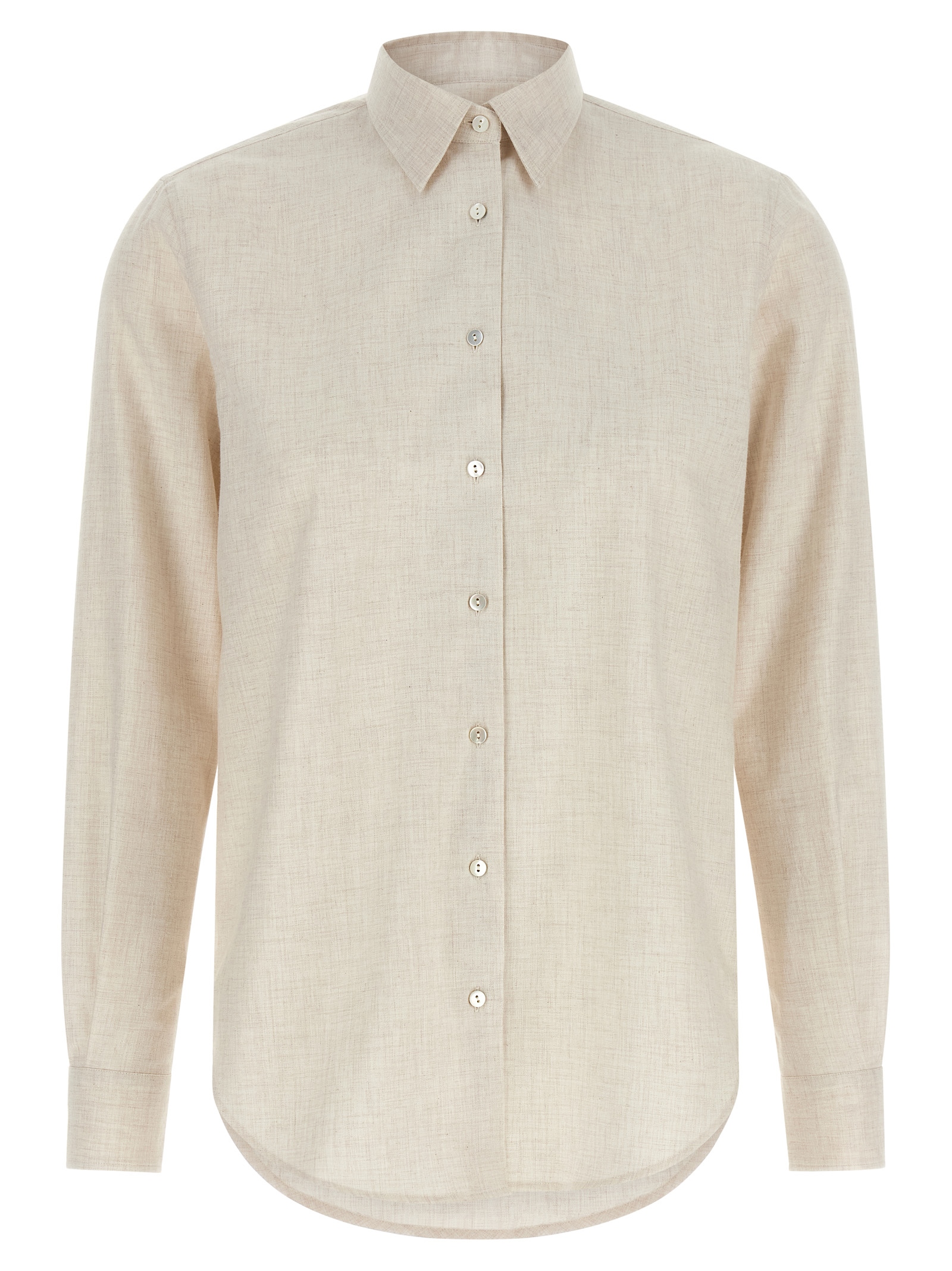 Beige Cotton Blouse
