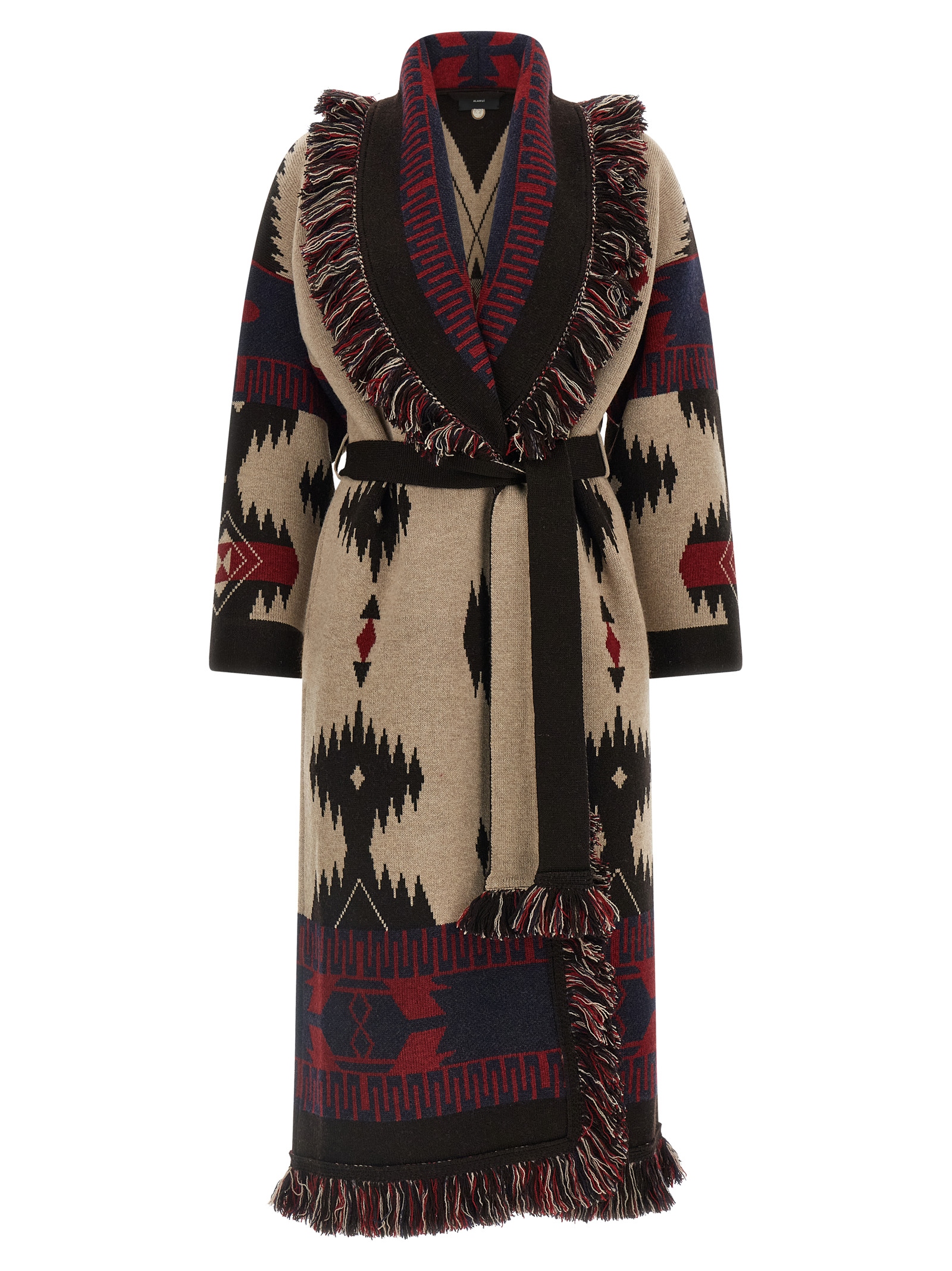 Multicolor Virgin Wool Coat