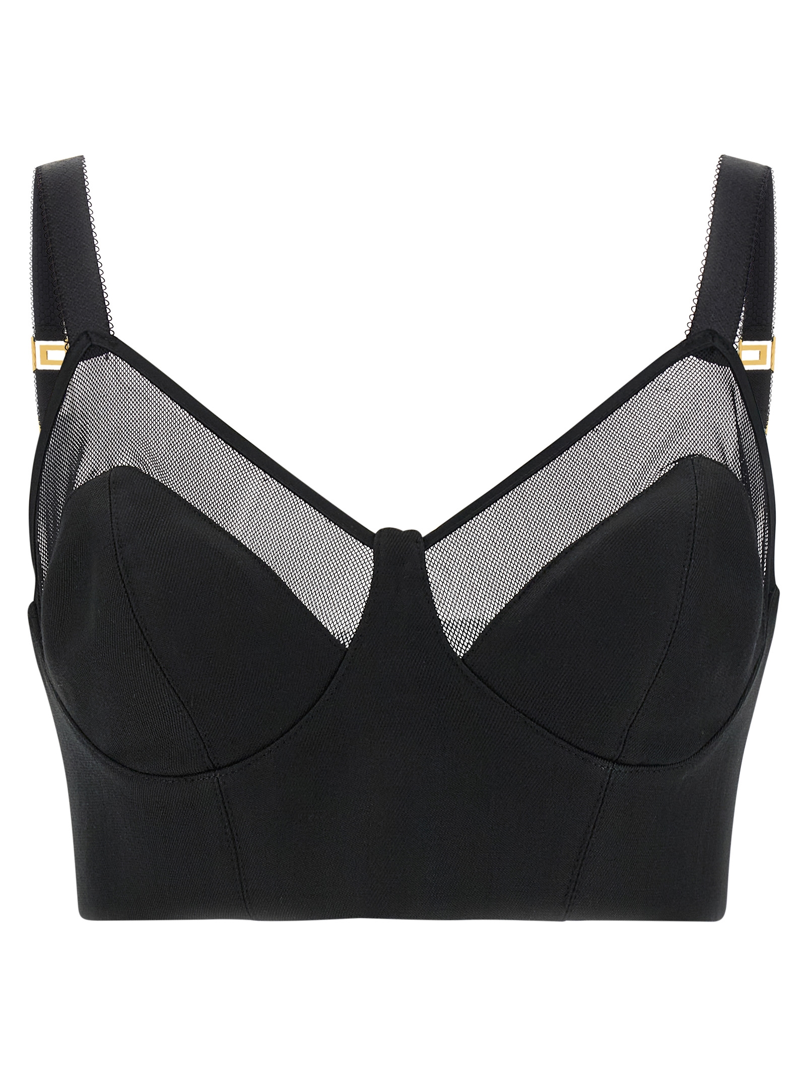 Black Virgin Wool Tank Tops