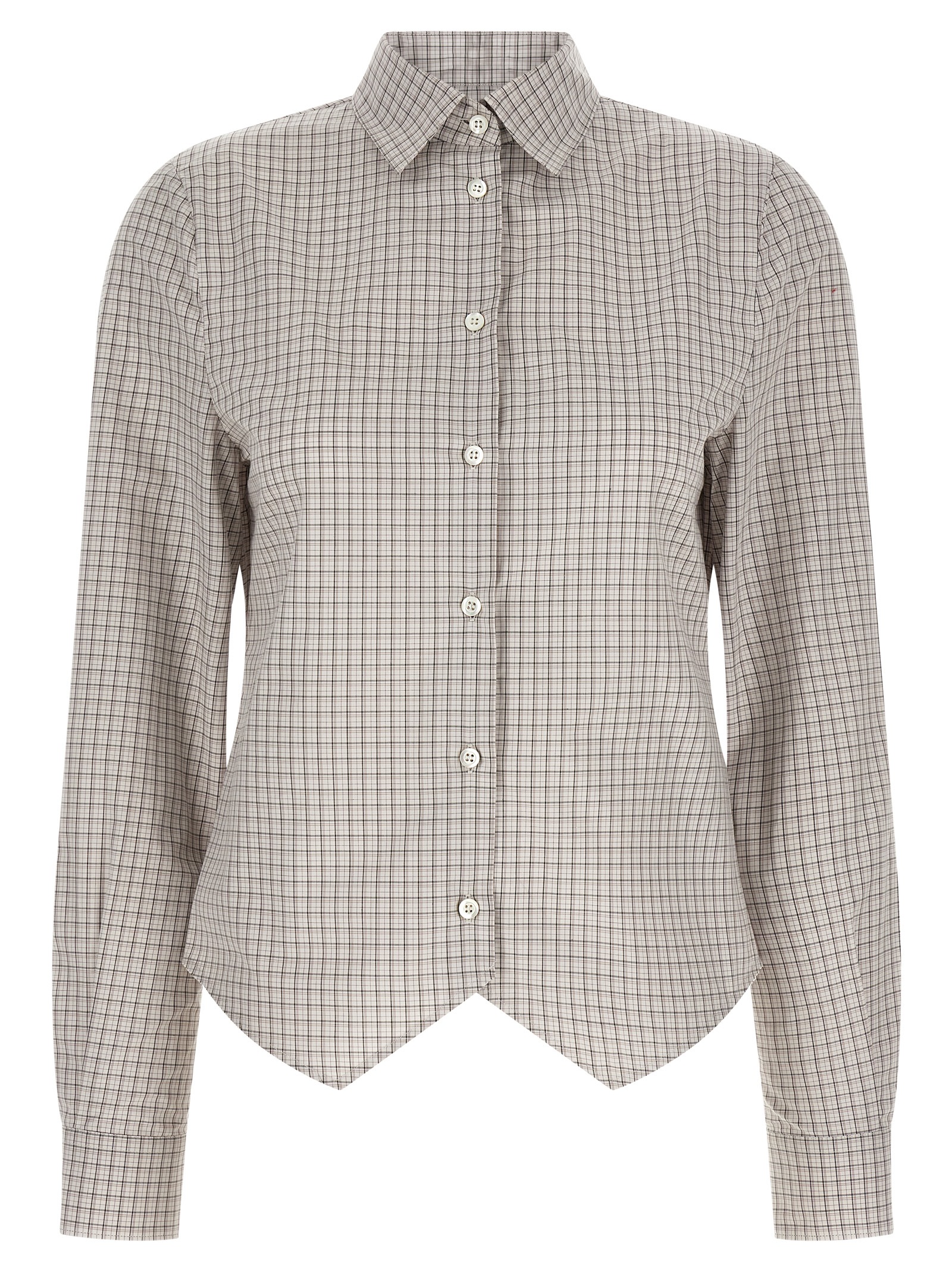 Beige Cotton Blouse