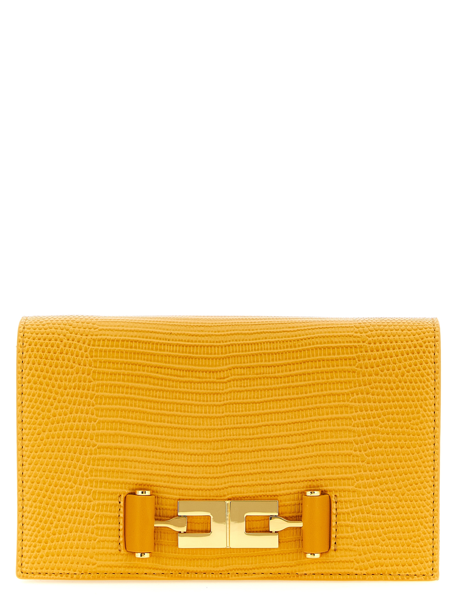 Beige Polyester Crossbody Bag