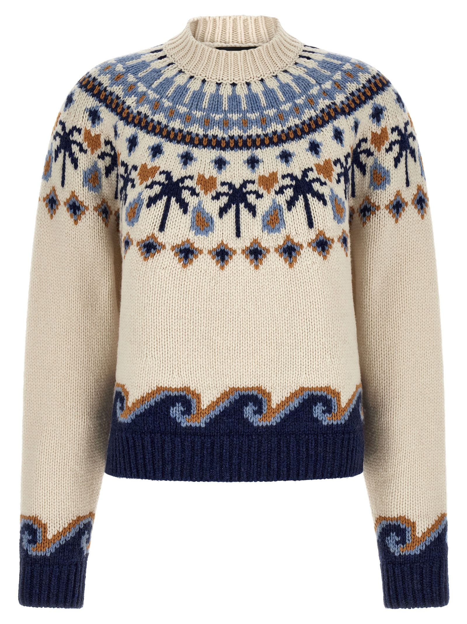Multicolor Virgin Wool Cardigan