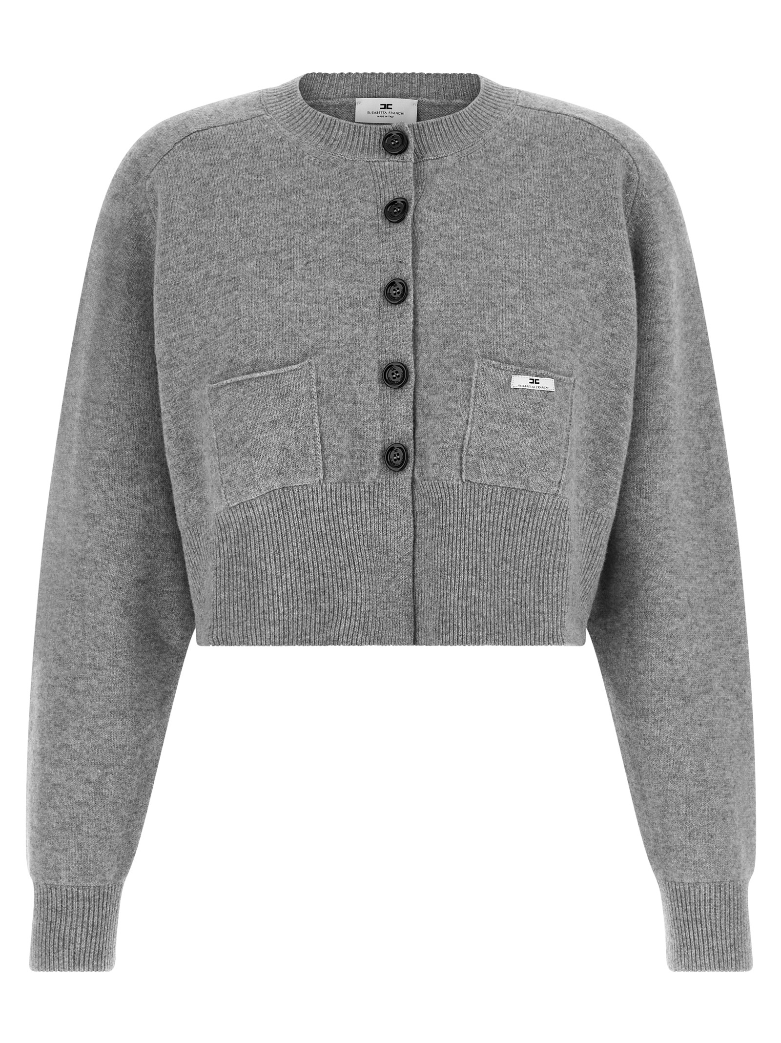 Gray Wool Cardigan