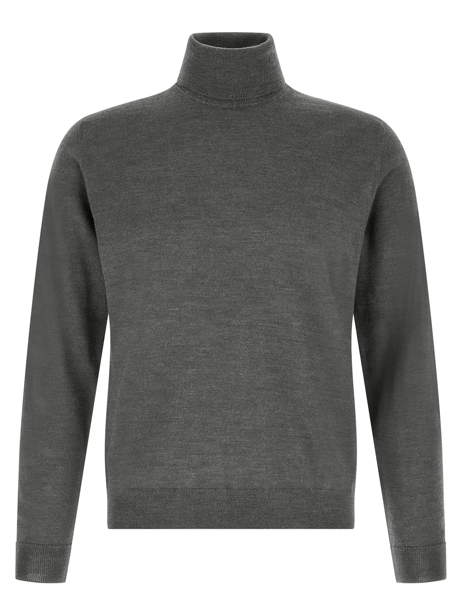 Gray Virgin Wool Cardigan