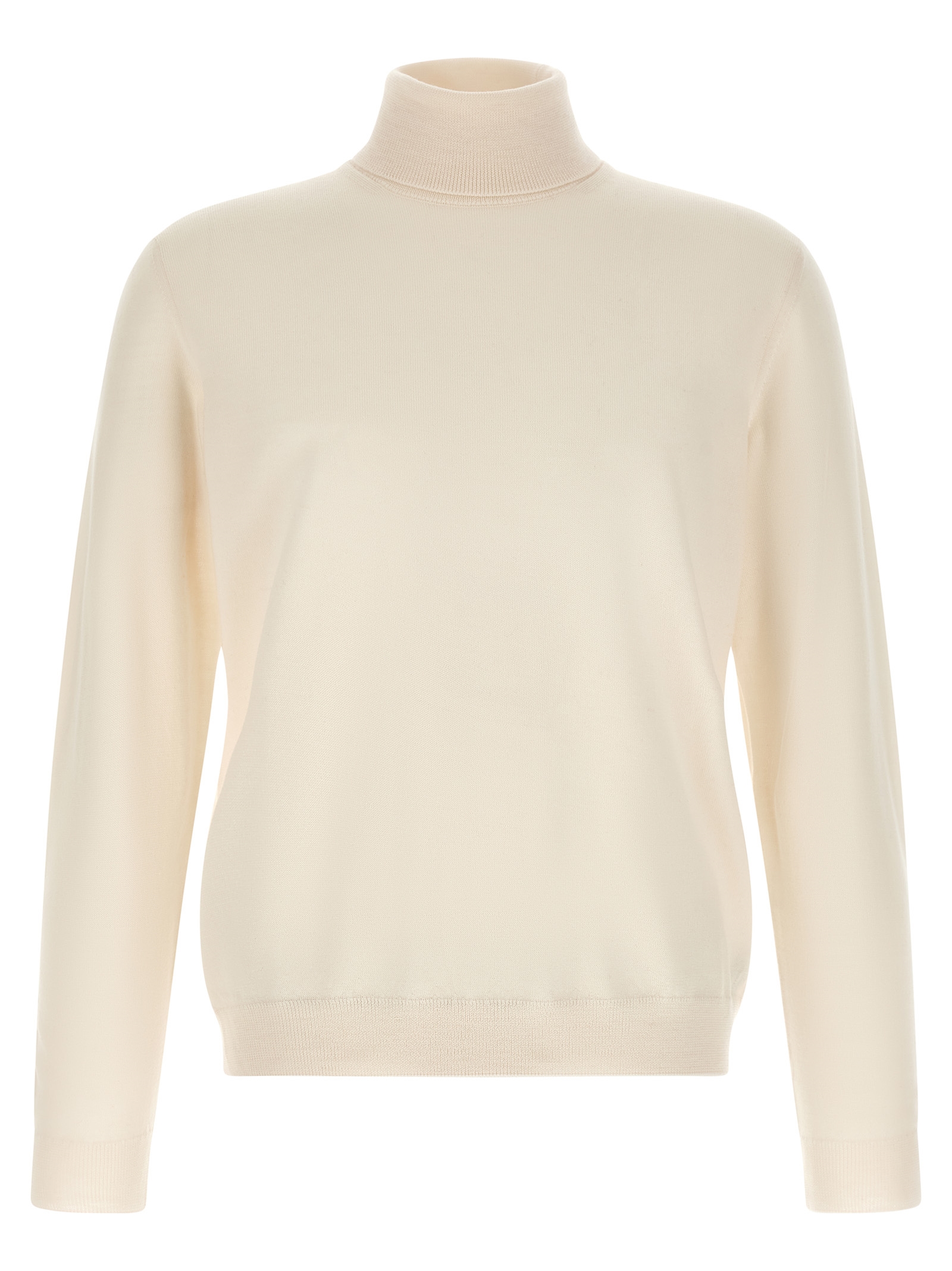 White Virgin Wool Cardigan