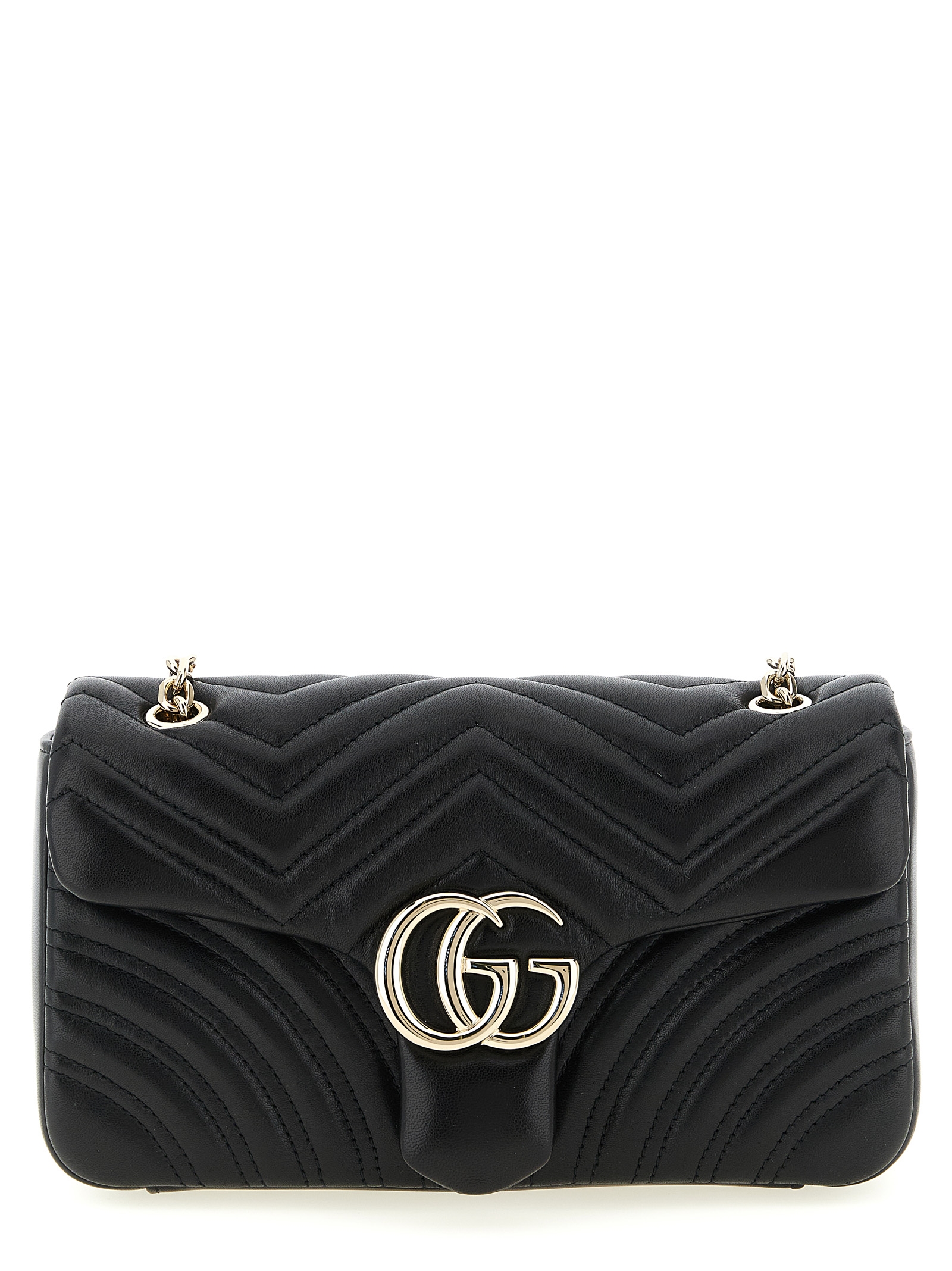 Black Lamb Leather Shoulder Bag