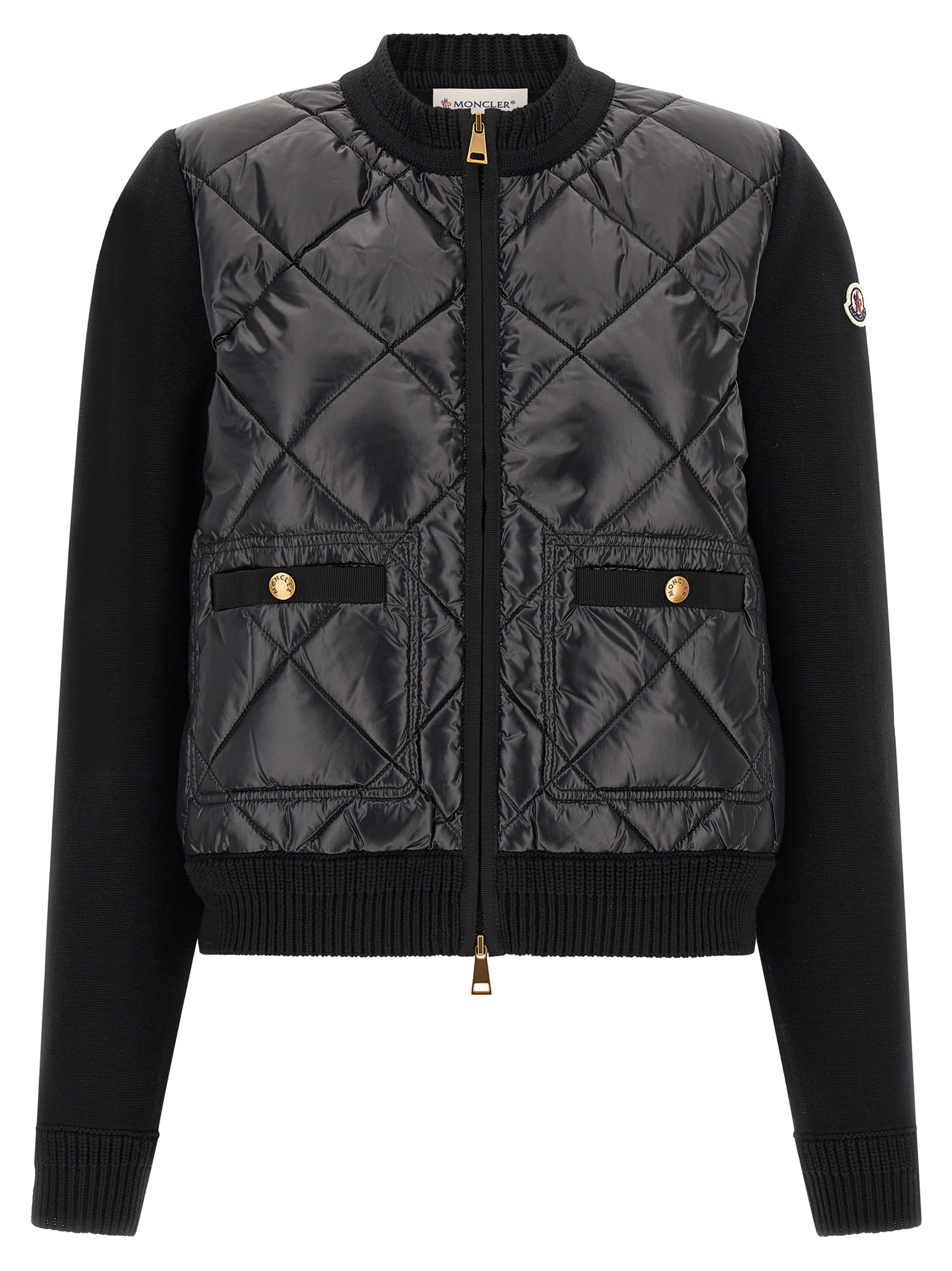Black Polyamide Cardigan