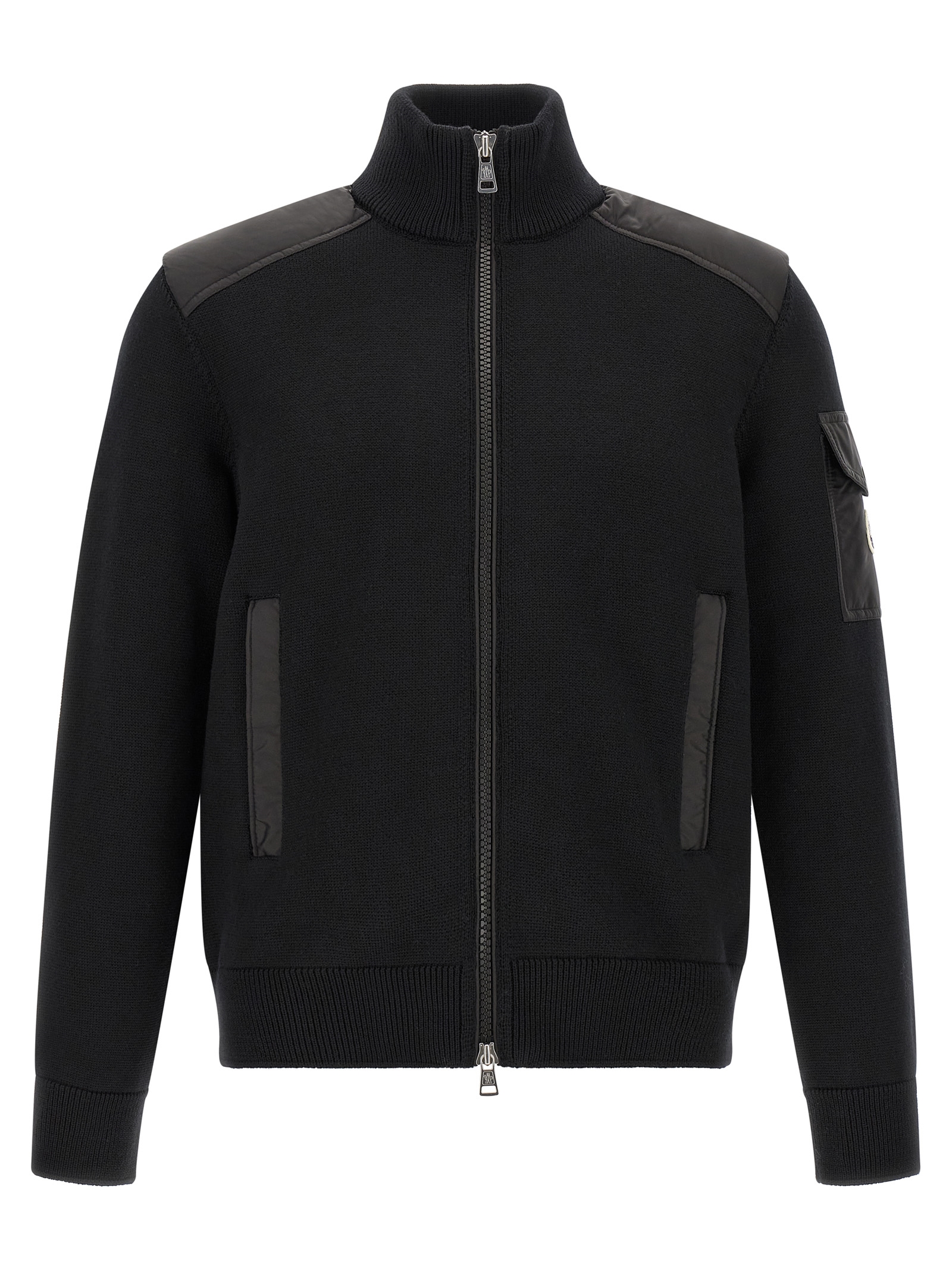 Black Polyamide Cardigan