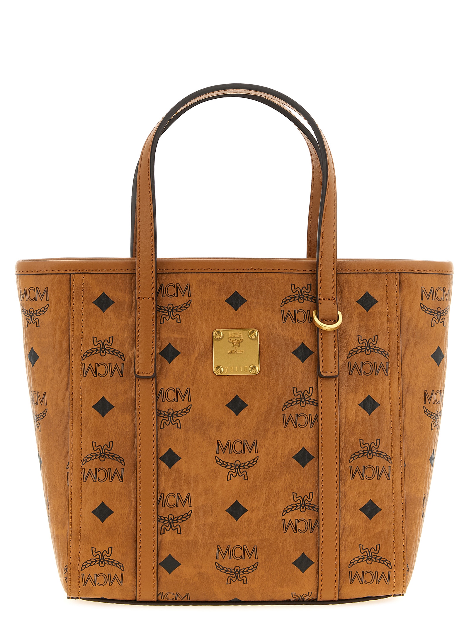 Brown Polyethylene Tote Bag