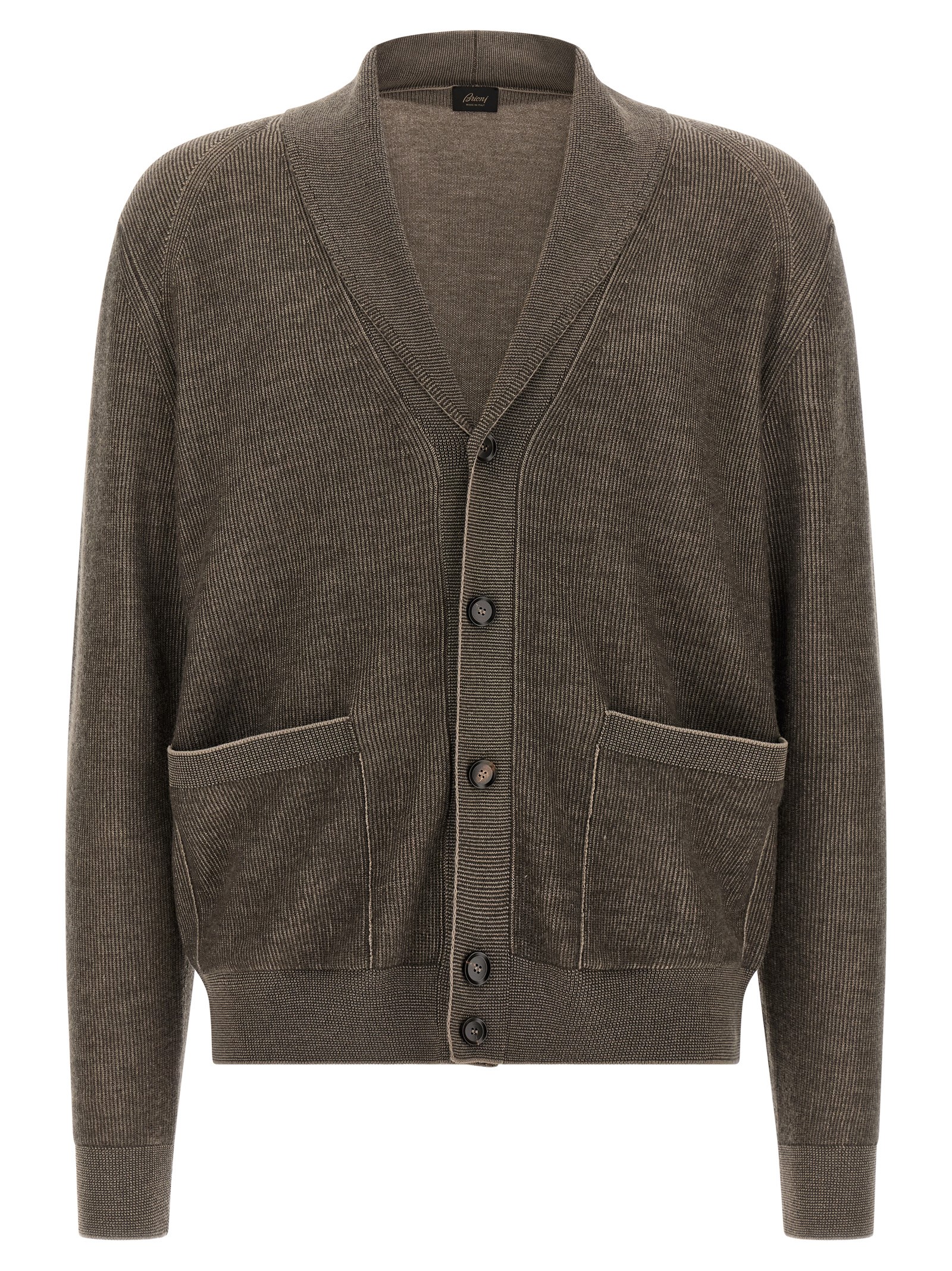 Brown Cashmere Cardigan