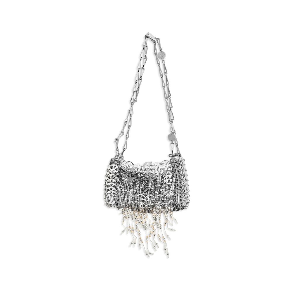 Silver Stainless Steel Shoulder Bag