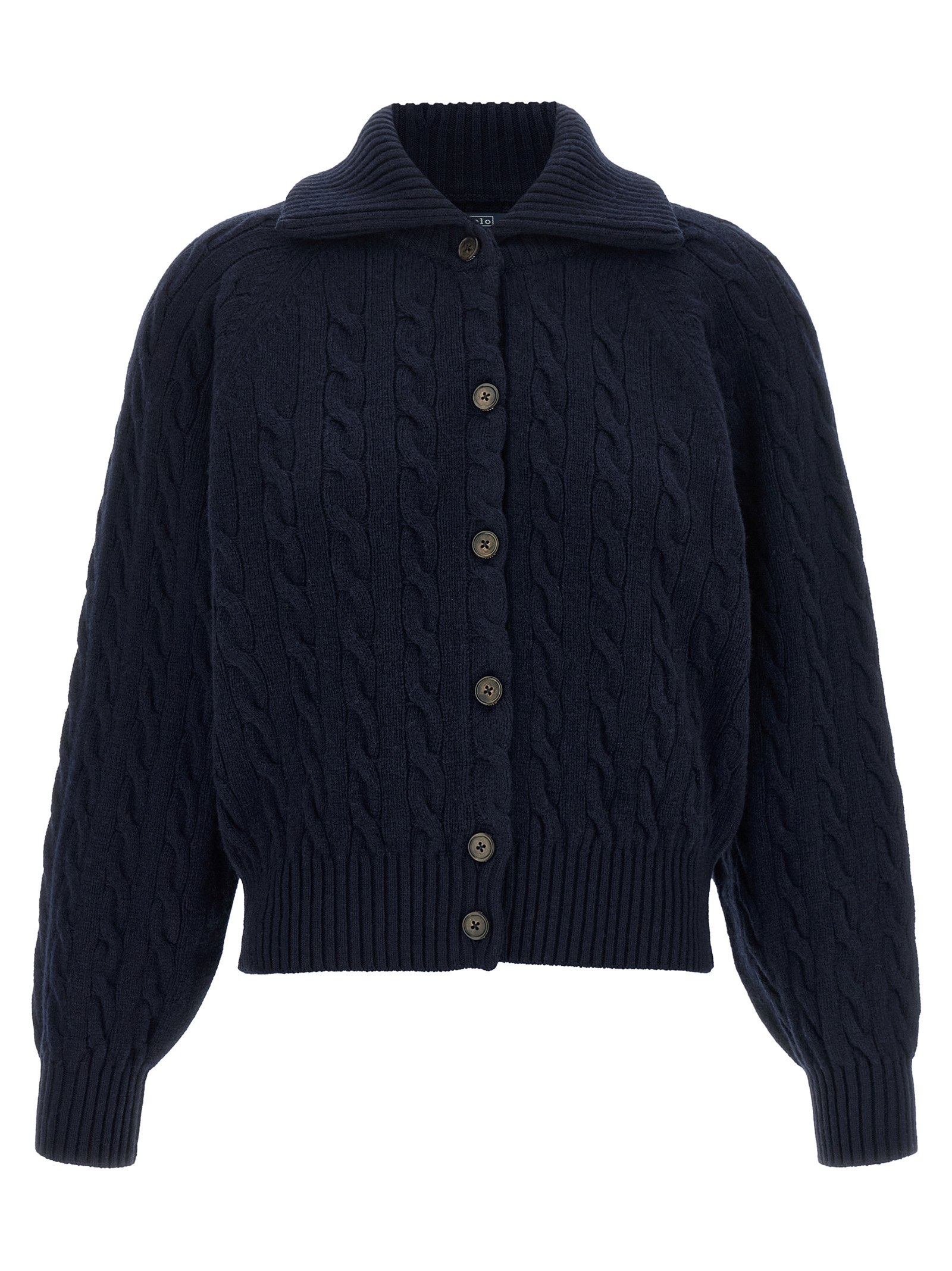 Blue Wool Cardigan