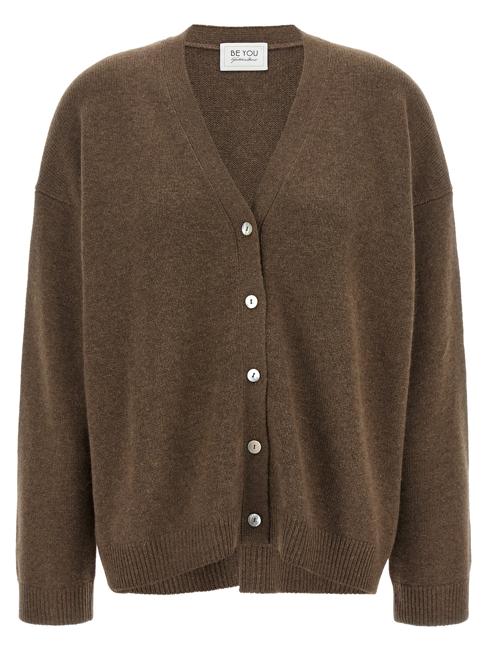 Brown Cashmere Cardigan