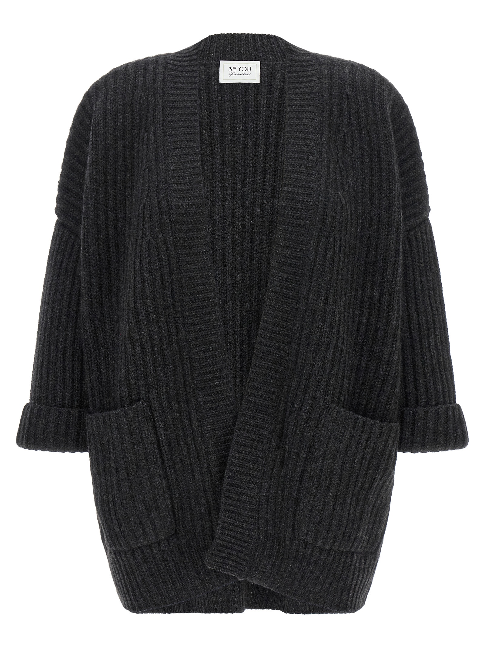 Gray Cashmere Cardigan