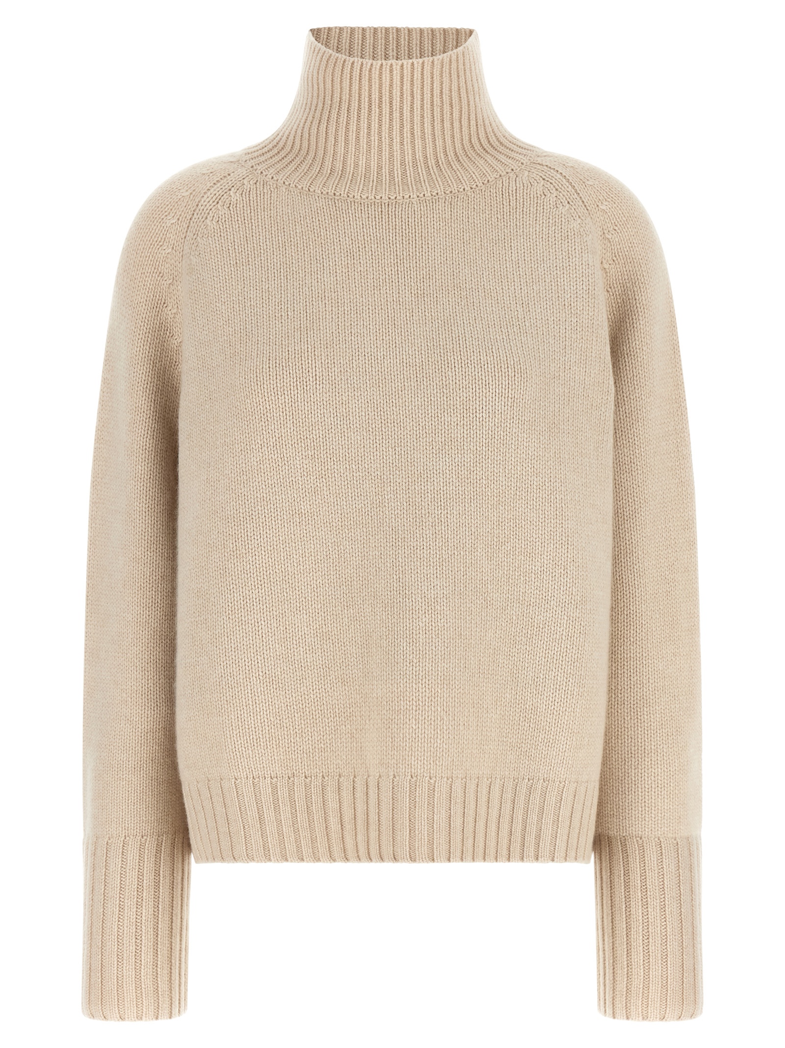 Beige Cashmere Cardigan