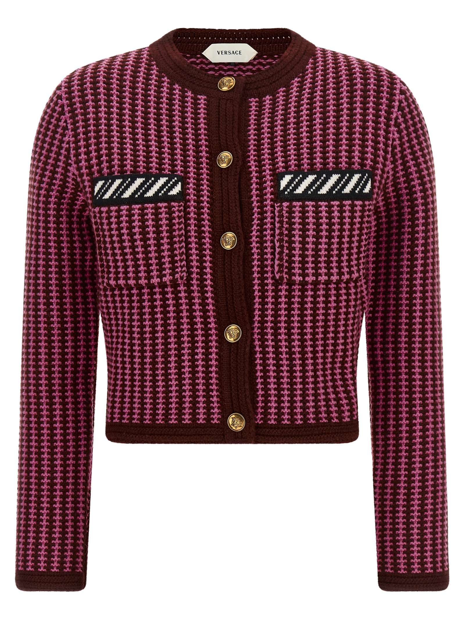 Multicolor Virgin Wool Cardigan