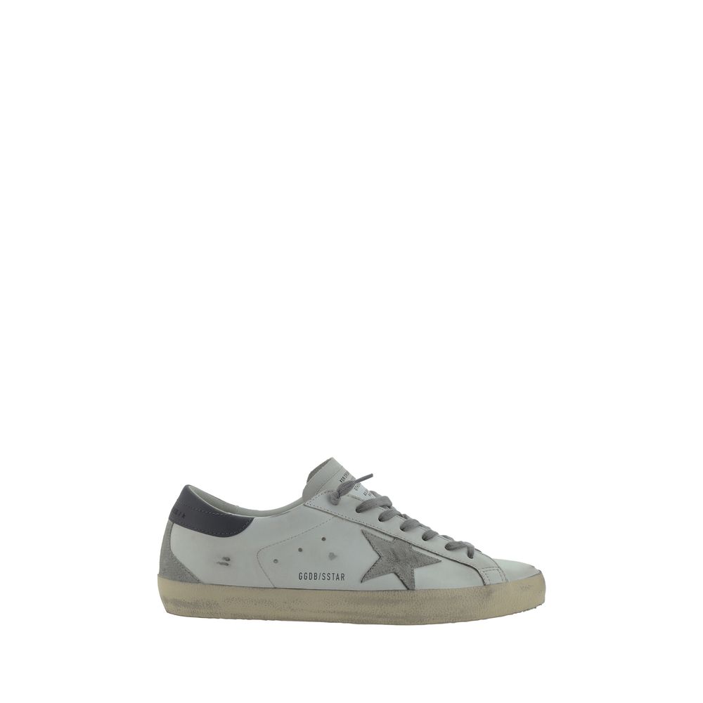 White Goatskin Low Top Sneakers