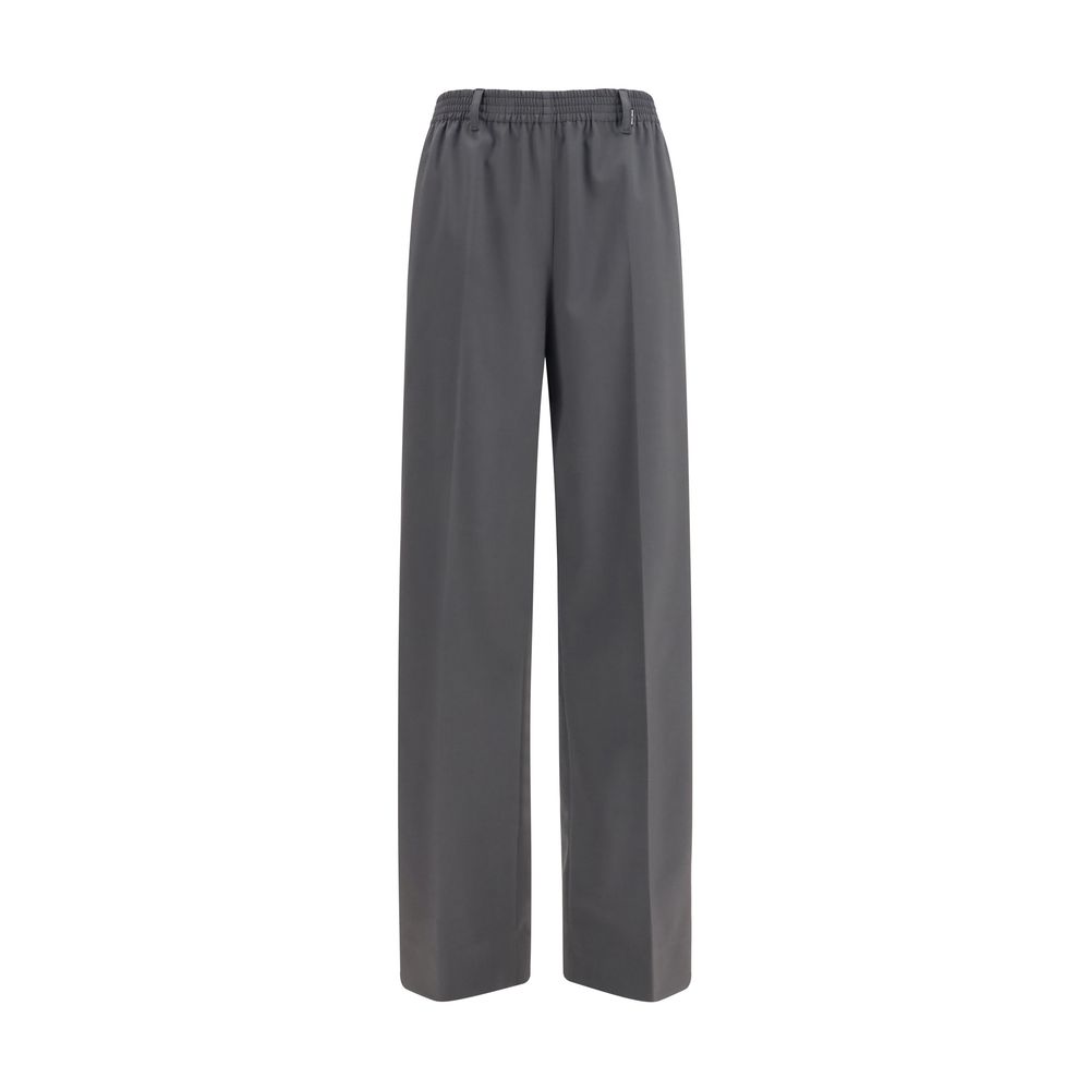 Gray Wool Oves Aries Casual Pants