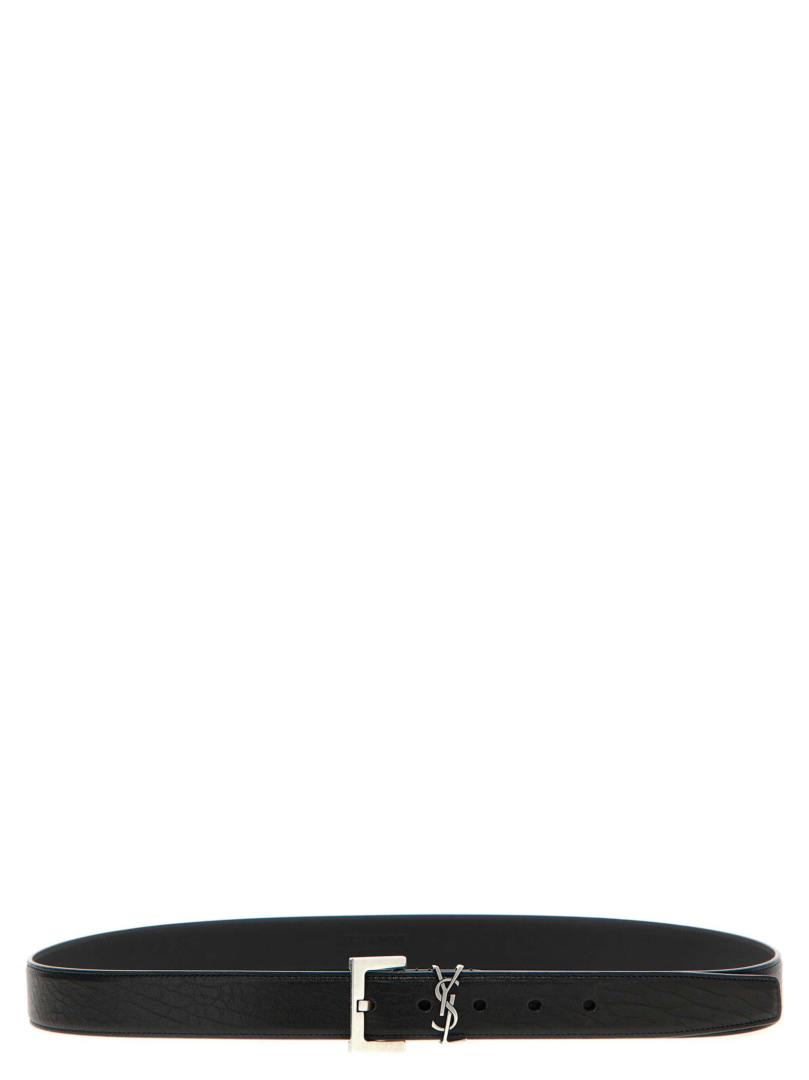 Black Leather Regular Belt