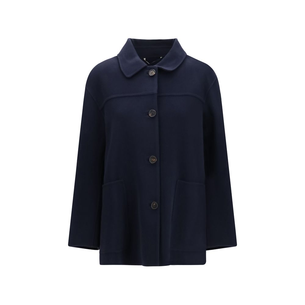 Blue Wool Oves Aries Coat
