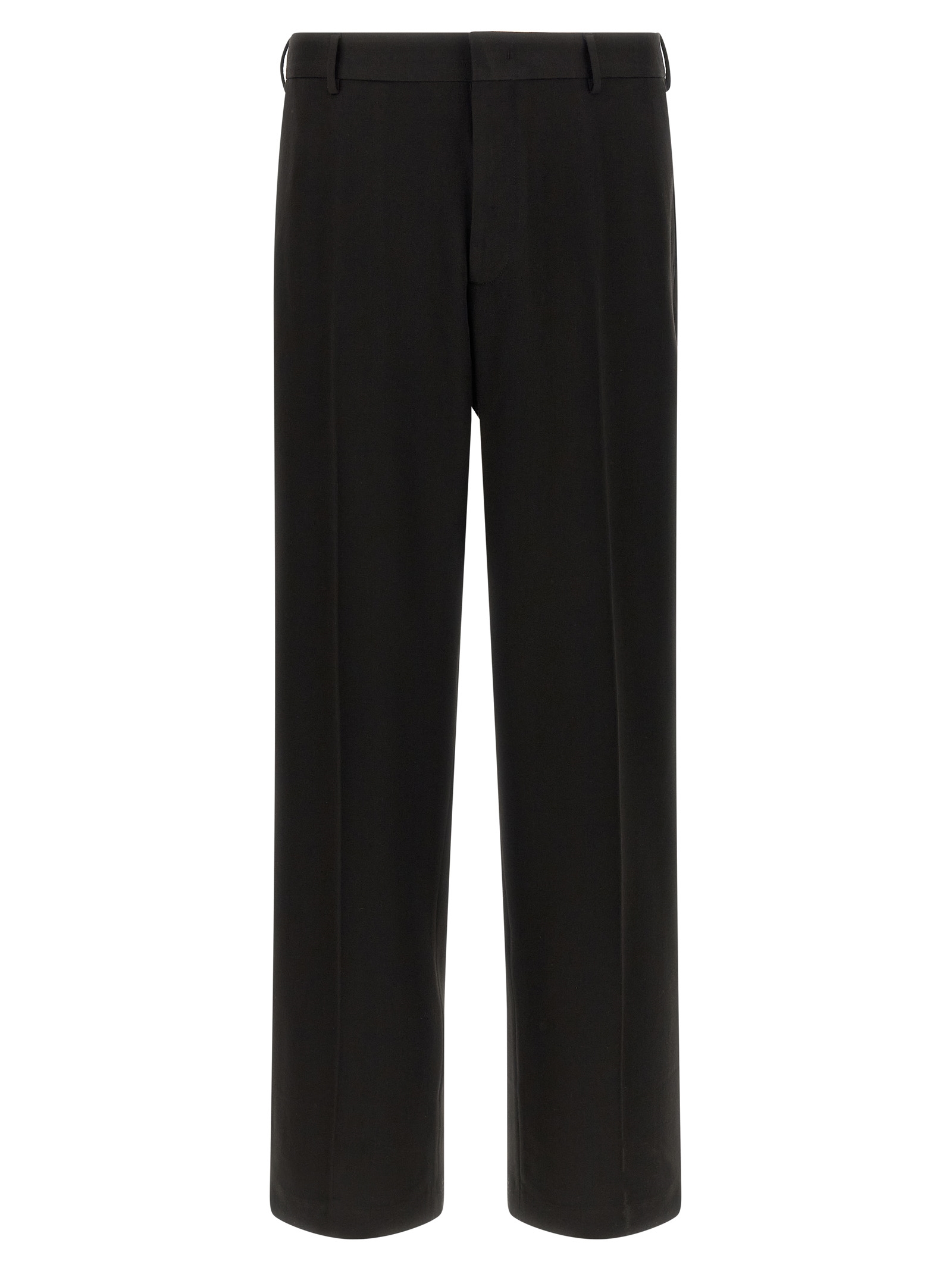 Black Polyester Dress Pants